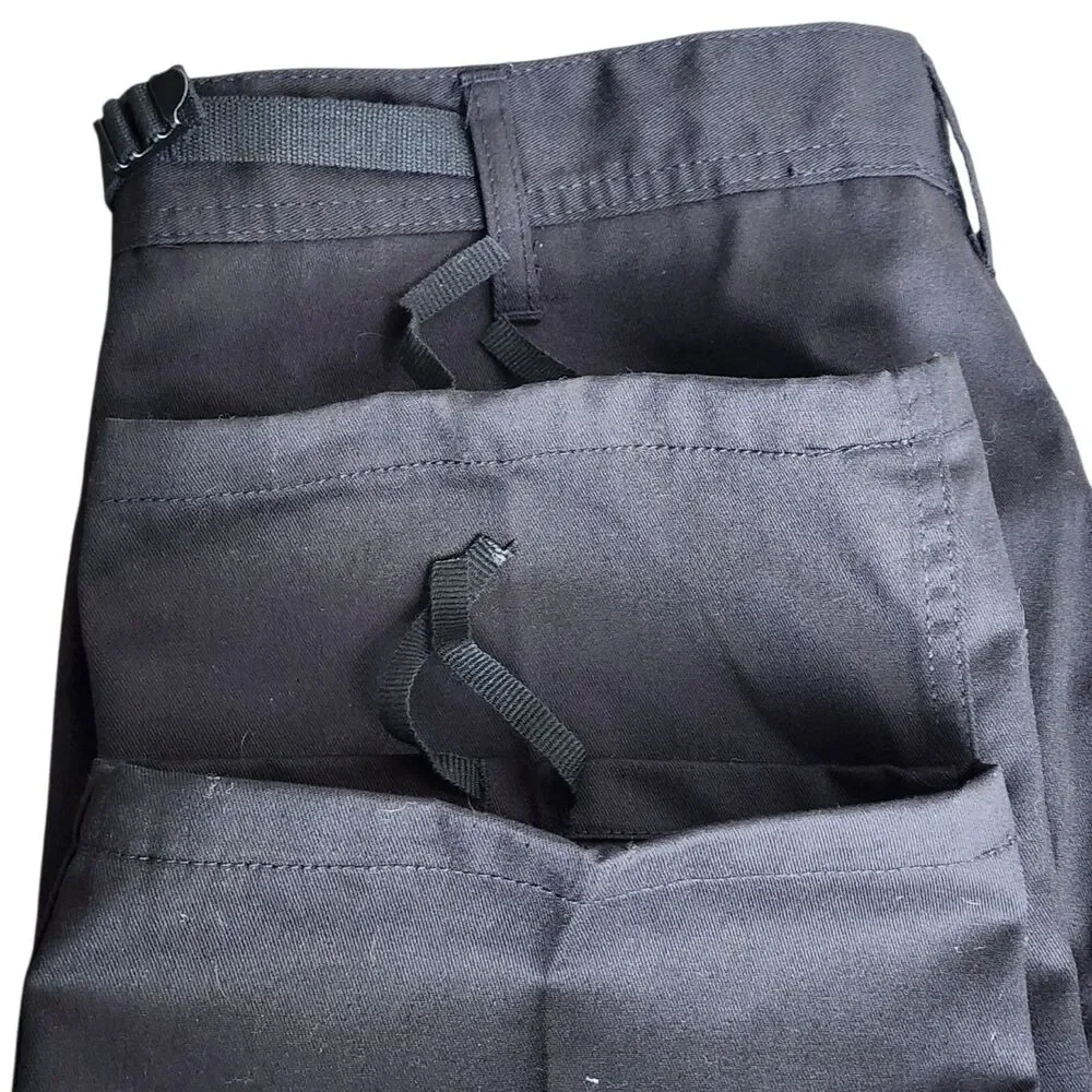Rothco BDU Tactical Cargo Pants Mens Large Regular Black NWT Mil-Spec Combat